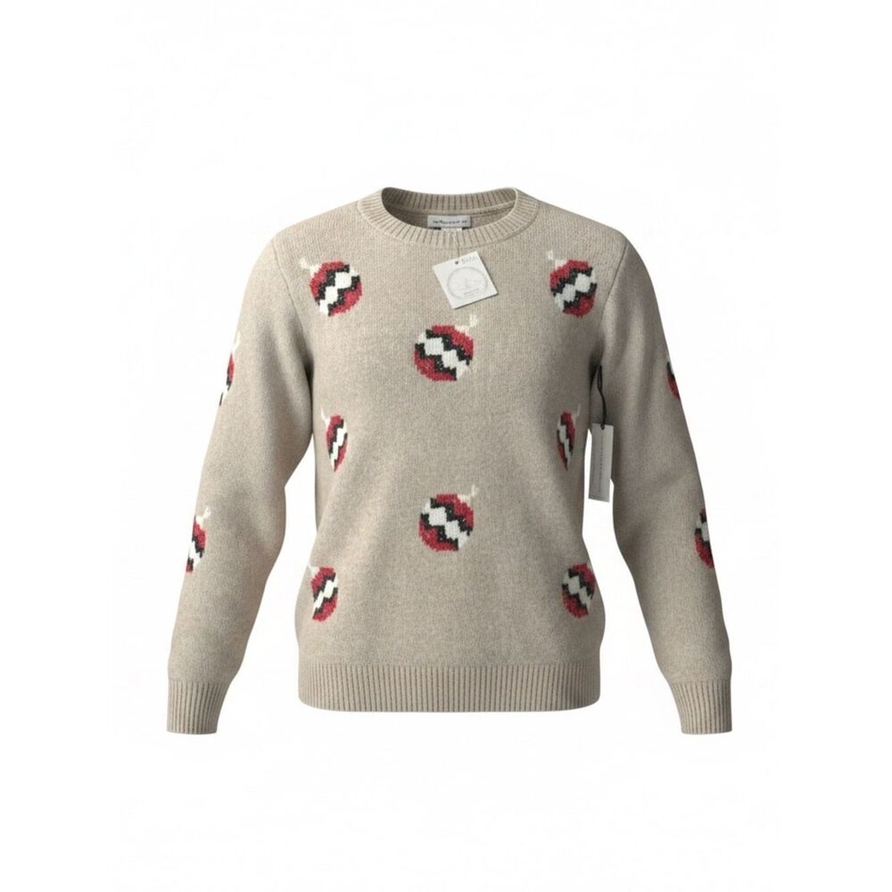 NWT Cupcake and Cashmere Candy Canes Super Soft  Christmas Sweater Sz Medium